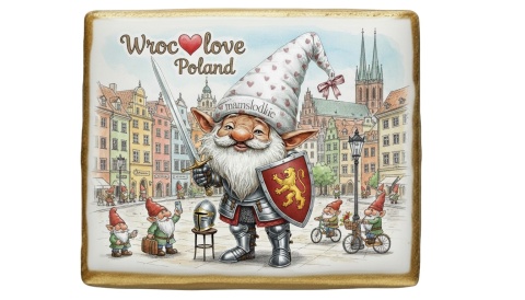 Ciastko lukier Pamiątka Wrocławski krasnal w natarciu 

Kto powiedział,