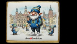 Ciastko lukier Pamiątka  Wrocławskie Krasnale Mistrzowie Podróży!

Kras