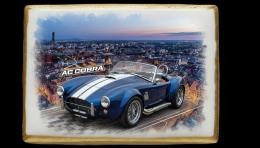 Ciastko lukier Auto Fan PASJA AC Cobra na Horyzoncie