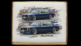 Ciastko lukier Auto Fan PASJA Alpina Dynamika