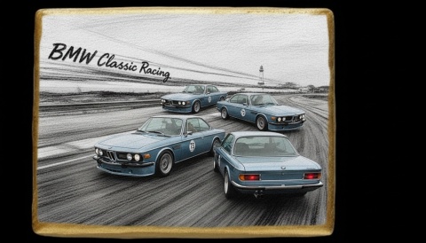 Lukrowane Ciastko Prezent MOTO Fana BMW Classic Racing AUTO dla Mężczyzny
