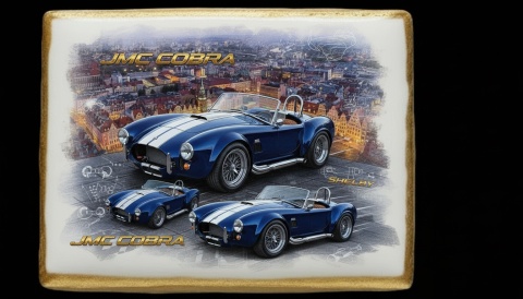 Ciastko lukier Auto Fan PASJA COBRA SZYBKOŚCI