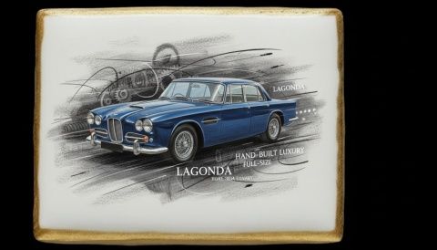 Ciastko lukier Auto Fan PASJA Elegancka Pamiątka
