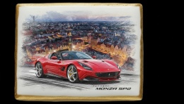 Ciastko lukier Auto Fan PASJA Ferrari Monza SP2