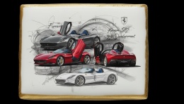 Ciastko lukier Auto Fan PASJA  Ferrari w Ruchu