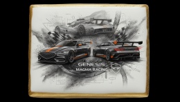 Ciastko lukier Auto Fan PASJA GENESIS MAGMA RACING