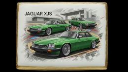 Ciastko lukier Auto Fan PASJA JAGUAR XJS