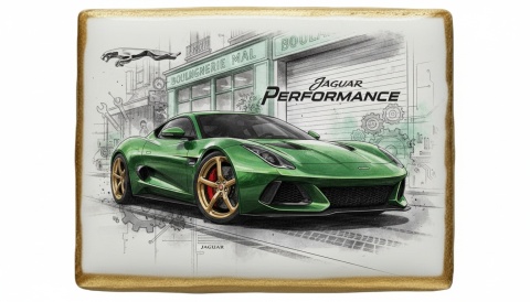 Ciastko lukier Auto Fan PASJA Jaguar Performance