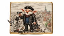 Ciastko lukier Pamiątka  Kadr Krasnala Wrocławskiego Filmowe Marzenie!
