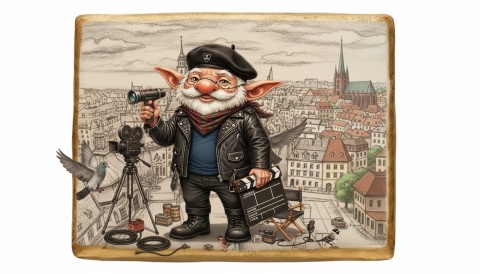 Ciastko lukier Pamiątka Kadr Krasnala Wrocławskiego Filmowe Marzenie 