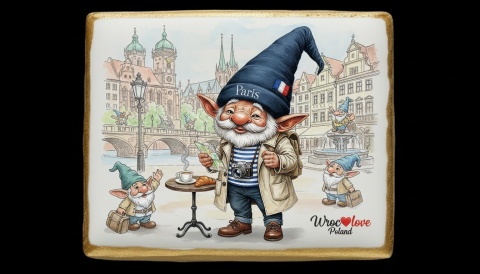 Ciastko lukier Pamiątka  Krasnal wrocławski w paryskim stylu!

Czy ktoś
