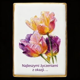 Ciastko lukier Życzenia napisz personalizuj   Kwiaty Bakegram Gratulacje na słodko!

Opis