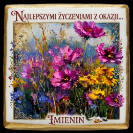 Ciastko lukier Życzenia napisz personalizuj  Kwiaty Bakegram Imieninowa Impreza Smaków!

