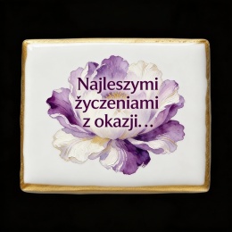 Ciastko lukier Życzenia napisz personalizuj  Kwiaty Bakegram Osłodź Świętowanie

Czy jest c