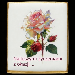 Ciastko lukier Życzenia napisz personalizuj   Kwiaty Bakegram Różana Elegancja

Urodziny peł
