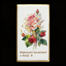 Ciastko lukier Życzenia napisz personalizuj  Kwiaty Bakegram Słodka Alternatywa dla Każdego P