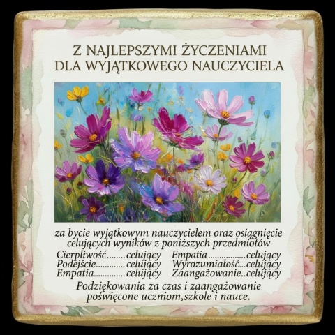 Ciastko lukier Życzenia napisz personalizuj  Kwiaty Bakegram Słodka Oda do Wiedzy!

Sekcj