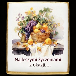 Ciastko lukier Życzenia napisz personalizuj   Kwiaty Bakegram Słodka Radość z Każdej Okazji!