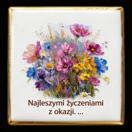 Ciastko lukier Życzenia napisz personalizuj  Kwiaty Bakegram Słodki Zamiast Bukietu

Podaru
