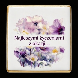 Ciastko lukier Życzenia napisz personalizuj  Kwiaty Bakegram Słodkie Wzruszenie

Czy wiecie