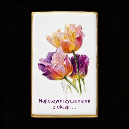 Ciastko lukier Życzenia napisz personalizuj  Kwiaty Bakegram Słodkie Życzenia od Serca

Czy