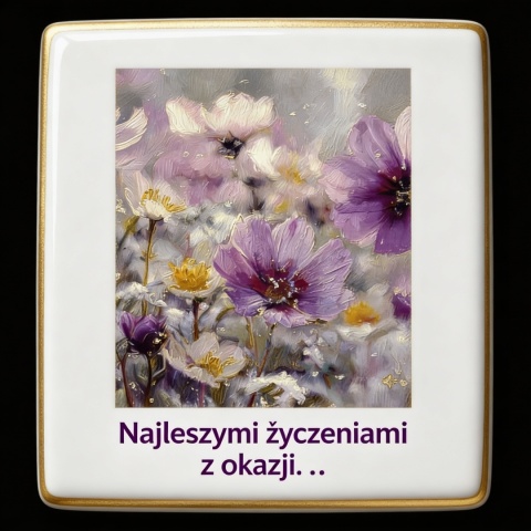 Ciastko lukier Życzenia napisz personalizuj  Kwiaty pełne Smaków Bakegram dla Pasjonatów

K
