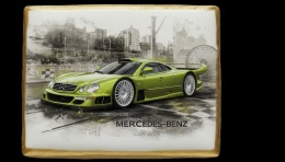 Ciastko lukier Auto Fan PASJA MERCEDESBENZ CLK GTR