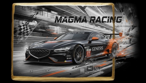 Ciastko lukier Auto Fan PASJA Magma Racing