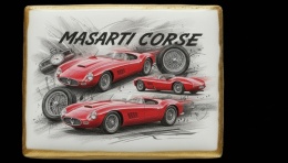 Ciastko lukier Auto Fan PASJA  Masarti Corse