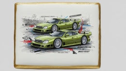 Ciastko lukier Auto Fan PASJA MercedesAMG  Vec Vitesse