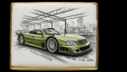 Ciastko lukier Auto Fan PASJA MercedesBenz CLK GTR