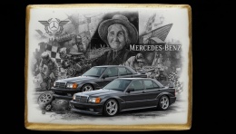 Ciastko lukier Auto Fan PASJA MercedesBenz Ikona Prędkości
