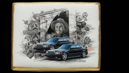 Ciastko lukier Auto Fan PASJA MercedesBenz Relaksu i Dynamiki