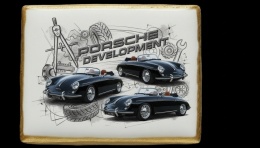 Ciastko lukier Auto Fan PASJA PORSCHE DEVELOPMENT