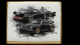 Ciastko lukier Auto Fan PASJA PORSCHE DYNAMIKA