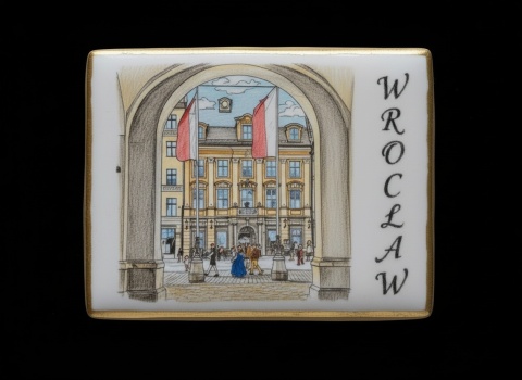 Ciastko lukier twój tekst Pamiątka z Wrocławia Architektura na słodko 

Opis