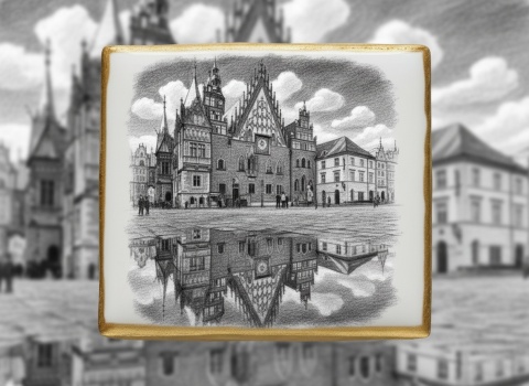 Ciastko lukier twój tekst Pamiątka z Wrocławia Kamienice, które opowiada