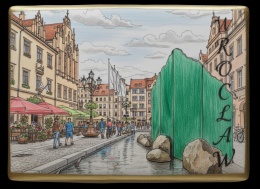 Ciastko lukier twój tekst Pamiątka z Wrocławia Kamienice pełne historii 