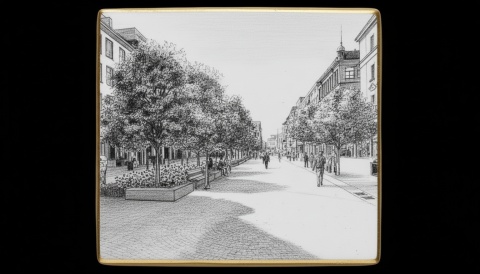 Ciastko lukier twój tekst Pamiątka z Wrocławia Kamienice pełne historii