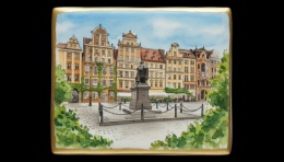 Ciastko lukier twój tekst Pamiątka z Wrocławia Kamienice w Słodkim Kadrz