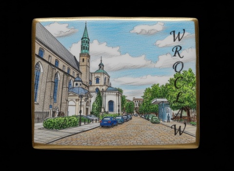Ciastko lukier twój tekst Pamiątka z Wrocławia Kamieniczki, które opowia