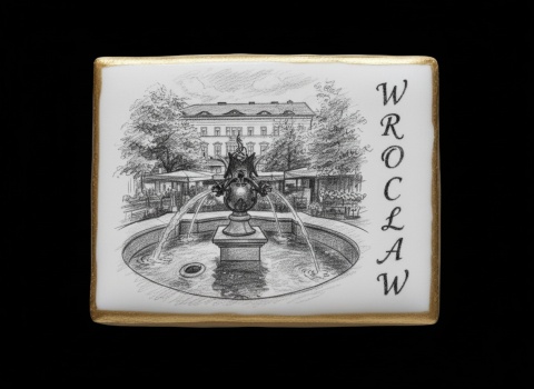Ciastko lukier twój tekst Pamiątka z Wrocławia Magiczny Czaruś w Kamienicy