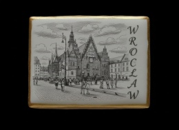Ciastko lukier twój tekst Pamiątka z Wrocławia Mała architektoniczna pod