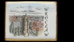 Ciastko lukier twój tekst Pamiątka z Wrocławia Słodka Architektura