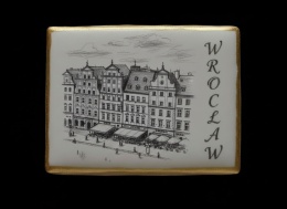 Ciastko lukier twój tekst Pamiątka z Wrocławia Słodkie Kamieniczki na Podn
