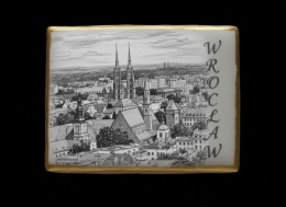 Ciastko lukier twój tekst Pamiątka z Wrocławia Wrocławskie kamienice w s