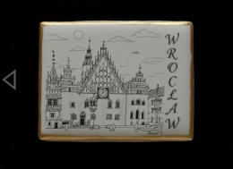 Ciastko lukier twój tekst Pamiątka z Wrocławia