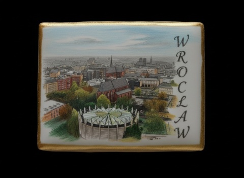 Ciastko lukier twój tekst Pamiątka z Wrocławia
