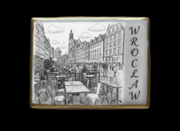 Ciastko lukier twój tekst Pamiątka z Wrocławia
