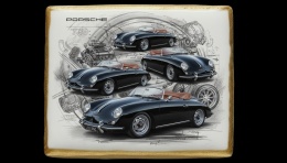 Ciastko lukier Auto Fan PASJA Porsche w Ruchu